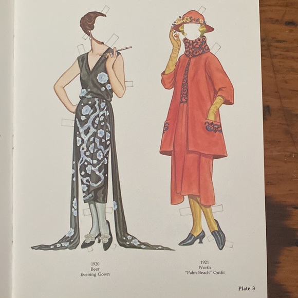 Vintage paper doll book uncut Great Fashion Designs of the 20’s Tom Tierney 1983 - Picture 6 of 16